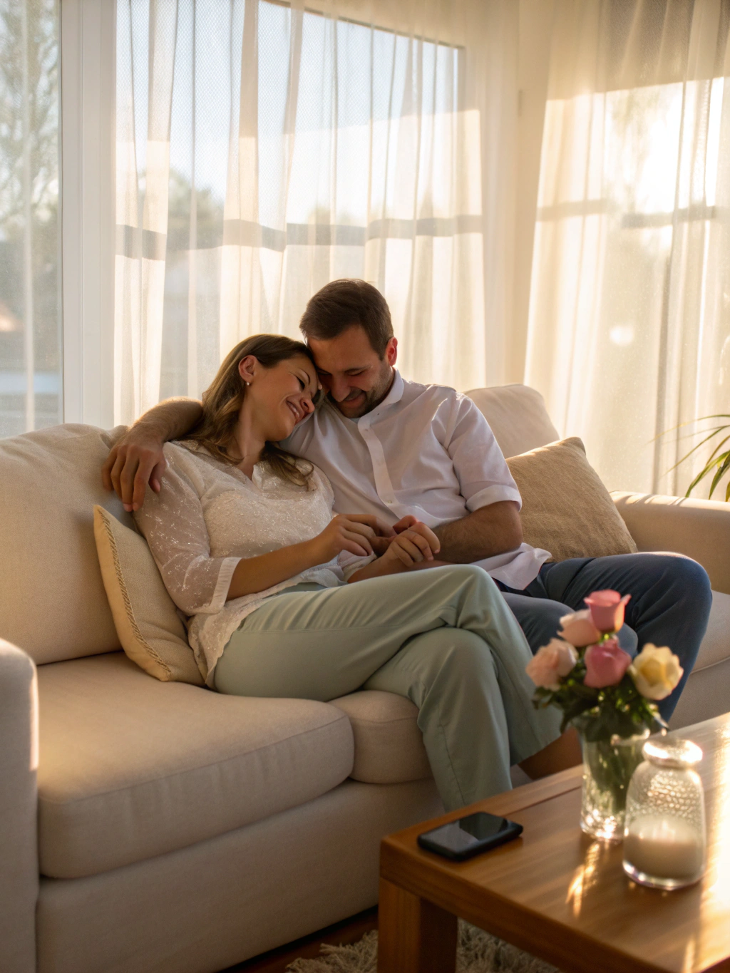 Een rustig en vertrouwd gesprek bij Hoopkompas Zorg